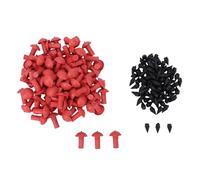 CFTGIW Kit de Réparation de Pneus à Bouchon Champignon, Kit de Bouchons D'insertion de Réparation de Pneus, 90 Grands Bouchons avec 90 Clous pour Voitures, Motos, Tracteurs, Camions