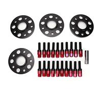 CFTGIW Kit d'espaceur de Roue 4pcs 15 Mm M14x1.5 Modèle - 5x112 Mm (rouge)