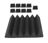 CFTGIW Kit d'isolation Phonique en Mousse Insonorisante pour Panneau Acoustique, 10 Pièces, pour Home Studio et Réduction du Son, les Mousses Assurent un Excellent Son du Panneau Acoustique