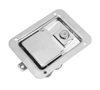 CFTGIW La Palette de Verrouillage à Montage encastré pour Boîte à Outils avec 2 Clés pour Armoire électrique de Camion de Remorque Est Fabriquée en Acier inoxydable. La Boîte à Outils LatchLocking