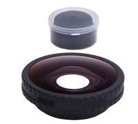 CFTGIW Lans D'observation Grand Angle FOV à 185 Degrés pour L'action 5 ACCATEMENT Pro Came VIEE Large View High Definition Glass Aluminium Alliage