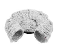 CFTGIW Lit Tunnel pour Chat en Peluche Douce Lavable Multifonctionnel Pliable Rond pour Animaux de Compagnie, Jouet pour Chats d'intérieur, Chatons, Chiot, Confortable, Votre Lit en Peluche de