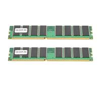 CFTGIW Lot de 2 Modules de Mémoire de Bureau Entièrement Compatibles Double Face 16 Grains DDR 1 Go 226 MHz PC2100 Haute Résistance à la Chaleur pour Ordinateur de Bureau à Pas Facile Bon échec