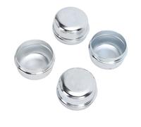 CFTGIW Lot de 4 Capuchons Anti-poussière pour Essieu de Remorque de 5 Cm, Couvercles de Graisse en Acier avec Surface Galvanisée pour Remorque de Bateau de 2 000 à 3 500 LB, Véhicule
