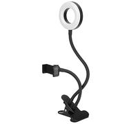 CFTGIW Lumière de Remplissage USB LED Ring Light 10 Vitesses de Gradation avec Clamp/Holder pour la Photographie en Direct, la Lecture de la Broderie et pour Colorer Votre en Dix Niveaux Trois