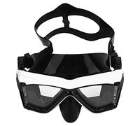 CFTGIW Lunettes de Plongée avec Tuba étanches pour éviter la Buée, Protection UV, Lunettes de Plongée en Apnée en Verre trempé pour Adultes, Hommes et Femmes, Conditions Noires, Faible Brouillard,