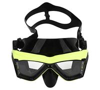 CFTGIW Lunettes de Plongée avec Tuba étanches pour éviter la Buée, Protection UV, Lunettes de Plongée en Apnée en Verre trempé pour Adultes, Hommes et Femmes, Conditions Noires, Faible Brouillard,