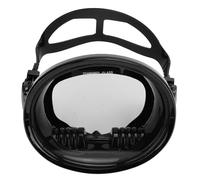 CFTGIW Lunettes de Plongée Universelles Lentille en Verre trempé étanche HD de Panoramique de 180 Degrés Lunettes de Plongée en Apnée en Silicone pour la Natation Adultes Noir Le Monde à et Est