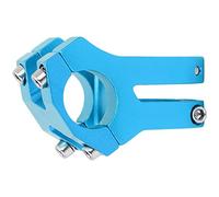 CFTGIW LUNJE 25.4x35 Mm Guide de Vélo à Tige Courte Riser en Aluminium Alloy Hollow STEMBLUE STEMHANDLEBAR SEMBICYCLE Chord SEMBIKE CRODE (Blue)