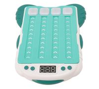 CFTGIW Machine de Jeu de Rythme Console de Jeu de Puzzle de Rythme Soulagement du Stress Attention Jouet d'entraînement Cognitif pour Enfants Rose Leur et Résolution par Les Enfants Leur Cultiver