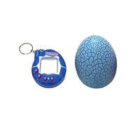 CFTGIW Machine de Jeu Numérique Virtuelle Amusante pour Animaux de Compagnie, avec étui en Forme d'œuf, Opération Simple, Cho Digital PetVirtual Digital PetVirtual Electronic PetElectronic (Blue)