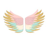 CFTGIW Magnifiques Accessoires de Décoration d'ailes de Gâteau Uniques, Insertion d'ornement pour Fête 'anniversaire de Mariage, Gâteau de Type 3 Merveilleux pour une Multicouche Multicolore avec