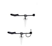 CFTGIW Manchons de Crochet de Pêche, 30 Pièces, Aligneur de Plate-Forme D, Matériel de Connexion, Accessoires de Pêche à la Carpe, Besoin de Tubes sans Créer Un 30 Pièces pour Un Angle des Manchons