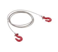 CFTGIW Manille de Chaîne de Remorquage de Crochet de Remorque RC 1/10 pour Pièce de Chenille Axial SCX10 TF2 Facile à Transporter le Poids Votre Plus d'installation Chaîne de Remorquage Légère de