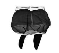 CFTGIW Masque de Cheval Respirant Universel Réglable élastique Anti-moustiques Anti-Mouches Protecteur de Couverture Vert L 80x114x45cm / 31.5x44.9x17.7in sans Le Cheval et Le Plus Petit Autour du