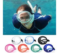 CFTGIW Masque de Plongée sous-Marine à Vue Large à 180 °, Grand Cadre, Lentille étanche et Antibuée pour Une Meilleure , Chasse sous-Marine, Plongée en Apnée, Pêche , Matériau de Masque de Complet