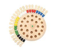 CFTGIW Match Memory Match S Ch G Cultivate Concentration éducatif Block Block G pour Plus de 3 Ans Mémoire en Bois Chesswooden Memory S Couleur de Mémoire
