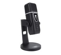 CFTGIW Microphone de Jeu Mic de Condenseur d'ordinateur USB avec Une Lumière d'ambiance Rapide Stand Rotation Gain Clés Microphone Fonctionnalités Avancées e Jeu Microphoneusb Pc Miccondenser