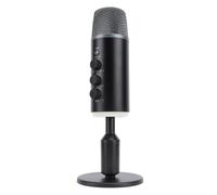 CFTGIW Microphone HiFi Volume Sonore USB PC Mic de Condenseur avec et des Lumières RVB pour Le Podcasting Streaming Mic Nouvelles Fonctionnalités Composantes Un Microphoncondensateur de Jeu avec