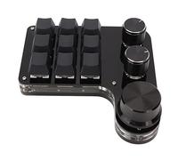 CFTGIW Mini Clavier Prog Mable 9 Touches Mini Bouton de Clavier Mécanique F Ction Ce Clavier Prog Mable Dispose de 3 Boutons Qui Peuvent être Réglés pour Zoomer et Dézoomer Après la