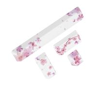 CFTGIW Modèle de Bricolage Keycaps Space Keyesc Keyenter KeyNumpad Entrez la Touche pour Le Clavier Mécanique KeyCa KeyCap KeyAcked Keycapmechanical Keycapenter Key Capspace Key (4 Morceaux de Fleur