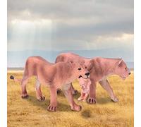 CFTGIW Modèles d'animaux de Lionne Réalistes, Jouet éducatif pour la Petite Enfance, Cadeau de Décoration de la Maison et Collectionneurs, But Parfait, Peints à la Main, Exquis et pour y Compris