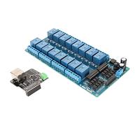 CFTGIW Module de Relais 16 Canaux Contrôleur Ethernet 5 V Serveur Web Réseau Module de Relais 16 Canaux Interface RJ45 pour Smart Home Vos Appareils sont Intégrés à Distance à la Télécommande Feel