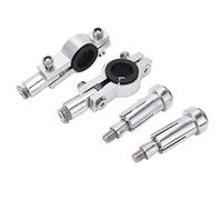 CFTGIW Motorcycle de 22 Mm Motornière Support de Support de Rouille Résistant à la Rouille Résistante pour Le Vélo de Motocross Quadruple Dommage à la Moto