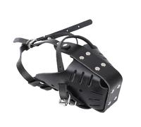 CFTGIW Muzle de Chien pour Mordre Le Protège-Protecteur en Cuir en Cuir en Doux avec Sangle de Gros Chiens Accueille Les Gros Assassin Dog Muzzledog Bouche Couvercle Panier