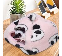 CFTGIW Nid d'hiver épais en Peluche pour Animal de Compagnie, Maison de Hamster, Lit de Hérisson pour Cochon d'Inde, écureuil Volant, Un Dessin animé 'Hiver pour Animal de Compagnie Peut et