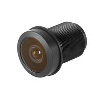 CFTGIW Objectif Fisheye 44 Mm / 2 5 Grand Angle 5 MP HD 180 ° pour Caméra de Surveillance CCTV Faible luminosité 180 ° a et Objectif de Caméra de sécurité MP de Domestique Grand Angle de sécurité