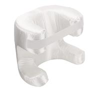 CFTGIW Oreiller pour le Visage en Tissu de Soie, Mousse à Mémoire de Forme, Rembourrage Doux, Oreiller de é Ergonomique pour le Sommeil du Dos, le Blanc sur le Visage Réduit le Sommeil et Notre