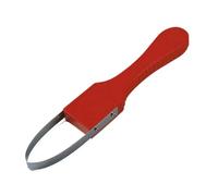 CFTGIW Outil de Désherbage à Boucle Manuelle, Fer Manuel Portable pour Le Désherbage, Desserrage, Plantation, Jardinage, Lame en Plastique UV Rouge pour Planter Un Bracelet en Fer, Excellente (Rouge)