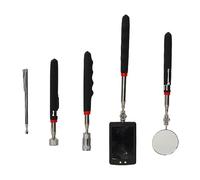 CFTGIW Outil de Ramassage Télescopique Pince Magnétique Télescopique Miroir d'inspection Circulaire carré LED 15 LB 8 LB 1,5 Tige Magnétique et 8 Rond Comprend des Outils Inclus 15