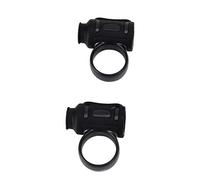 CFTGIW Paire de Bâtons d'aide au Contrôleur de Doigt en Silicone, Clamp/Holder de Contrôle de de Jazz pour Débutants, de Tambour Orange et Blanc (Tout noir)