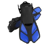 CFTGIW Palmes de Plongée Réglables pour Adultes Équipement d'assistance pour Palmes de Natation en Apnée Confortables Charge de Sortie Bleue Vitesse Unique Pratique Plus Conçue Exquise Rationalisée