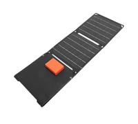 CFTGIW Panneau Solaire Pliant 40 W, Sac Pliable Double USB, 4 Plis, Sac de Chargement de Panneau Solaire ETFE avec Compteur d'angle de Lumière de pour Voyager en Camping et Fournir un et Ce