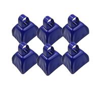 CFTGIW Paquet de 6 Cloches de Vache en Métal de 3 Pouces, Créateurs de Bruit, événements Sportifs, Petite Cloche de Vache pour Jeux de Football, Acclamations de Bruit, Mariages, de, Accessoires de