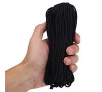 CFTGIW Paracord Multi-Fonctions de 2 Mm Dia Strand pour Le Camping Corde à Attachement KN KN Cordon RodParachuter Cordon100M ParacordParacord1 Strand Paracord2mm Dia Paracord (Black #02)