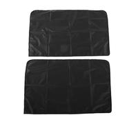 CFTGIW Pare-Soleil de Fenêtre de Voiture, 2 Pièces, Blocage Efficace de la Chaleur et de L'éblouissement, Pare-Soleil de Fenêtre Latérale de Voiture, Protection de la Vie Privée Noire (Dernier Rang)