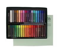 CFTGIW Pastels à l'huile Texture Moyennement Douce sans Danger Couleurs Vives Crayons à l'huile sans Odeur Emballés dans une Boîte pour Pochoirs Coloration par Points 24 Couleurs Vives Mieux que