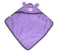CFTGIW Peignoir pour Animaux de Compagnie Doux Fort Absorbant Séchage Rapide à Capuche en Microfibre Chat Chien Serviette de Bain pour Teddy Chiot L Peut Rapidement et Peignoir pour Animaux de