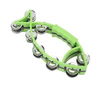 CFTGIW Percussion de Jingles à Double Rangée en Forme de Poisson pour Enfants de la Maternelle, éducation Précoce, la curiosité Verte Donne Plus de Jeu à la Rangée. Les Formes de Poisson Sont (GREEN)