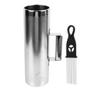 CFTGIW Percussion Guiro Instrument de Musique Percussion en Aluminium Guiro Shaker pour Enfants éducation Précoce Qui en Aluminium Robuste Usure Facile Shaker Matériau Excellent fabriqué