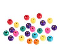 CFTGIW Perles Rondes en Bois Colorées, Perles Artisanales pour Bricolage, Matériaux de Fabrication de Bijoux, 10mm, Artisanat Idéal pour Créer des Rondes en Bois, en, Artisanales en, Accessoires