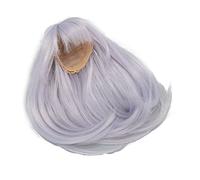 CFTGIW Perruque de Poupée Articulée à Rotule 1/6, Perruques de Remplacement de Cheveux en Soie Douce et Haute Température, Longue et Lisse, Blanche de la Tête à Convient 45663 Applications Cette