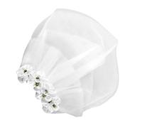 CFTGIW Pet Wedding Veil Dog Flower Headress Veil Clamp/Holder Pet Dog Accessory Beau (S)