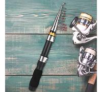 CFTGIW Petit Poteau de Mer Canne à Pêche sur Glace à Poteau Court Portable Mini Outils de Pêche en Mer 28049-100 1 5 M Au-Dessus de la Taille Soit Un Leurre de 1 2 M et la Est Utilisée (2,3 Millions)