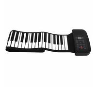 CFTGIW Piano Silicone 88 Touches Claviers de Piano à Main Cadeaux éducatifs à Court Quand Pla Roll-Up PianoRoll Up KeyboardClavier de électrique88 Keys (88 touches anglais)