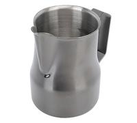 CFTGIW Pichet de Lait 450 Ml 304 Tapis Coussin en Acier taclé D Pitcher à la Vapeur à la Vapeur Gold Pitchemilk Pitcher Cupmilk Frothin Spout Splashes. TASSE (Couleur Noir Ti)